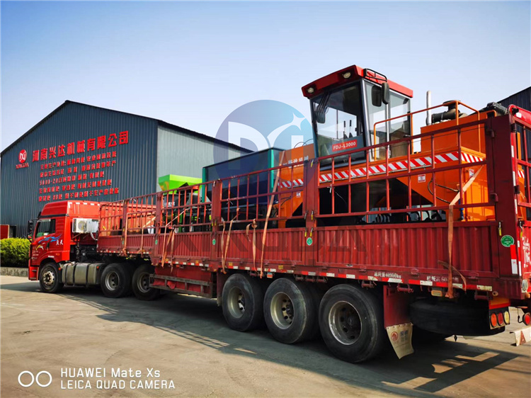 年產(chǎn)5萬噸粉狀有機肥生產(chǎn)線發(fā)往 陜西咸陽