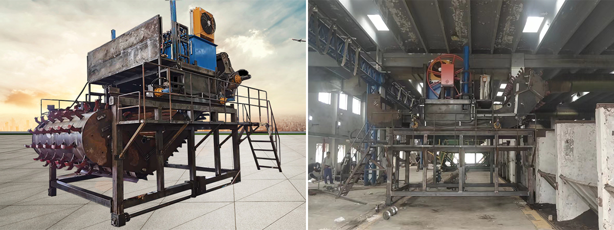 全液壓污泥翻拋機