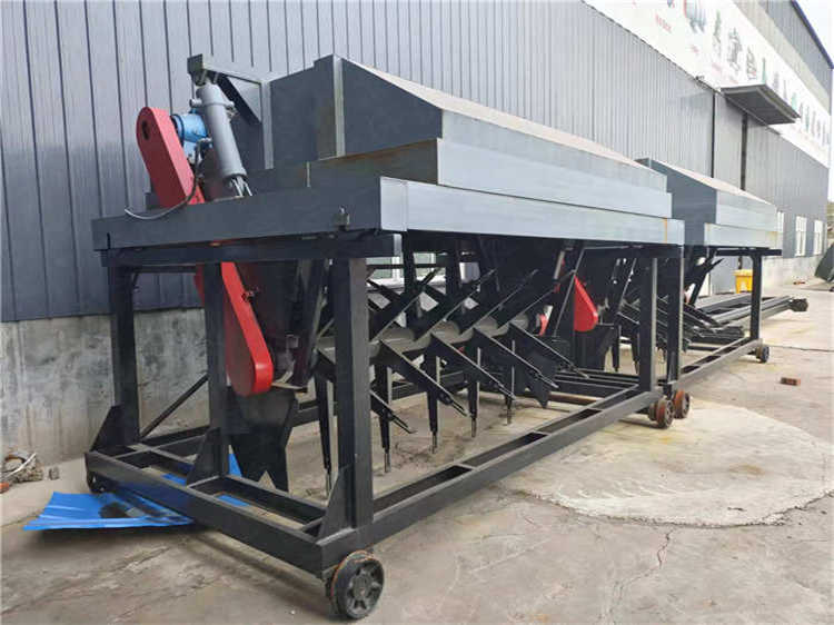 有機肥液壓槽式翻拋機發(fā)酵物料牛糞設(shè)備