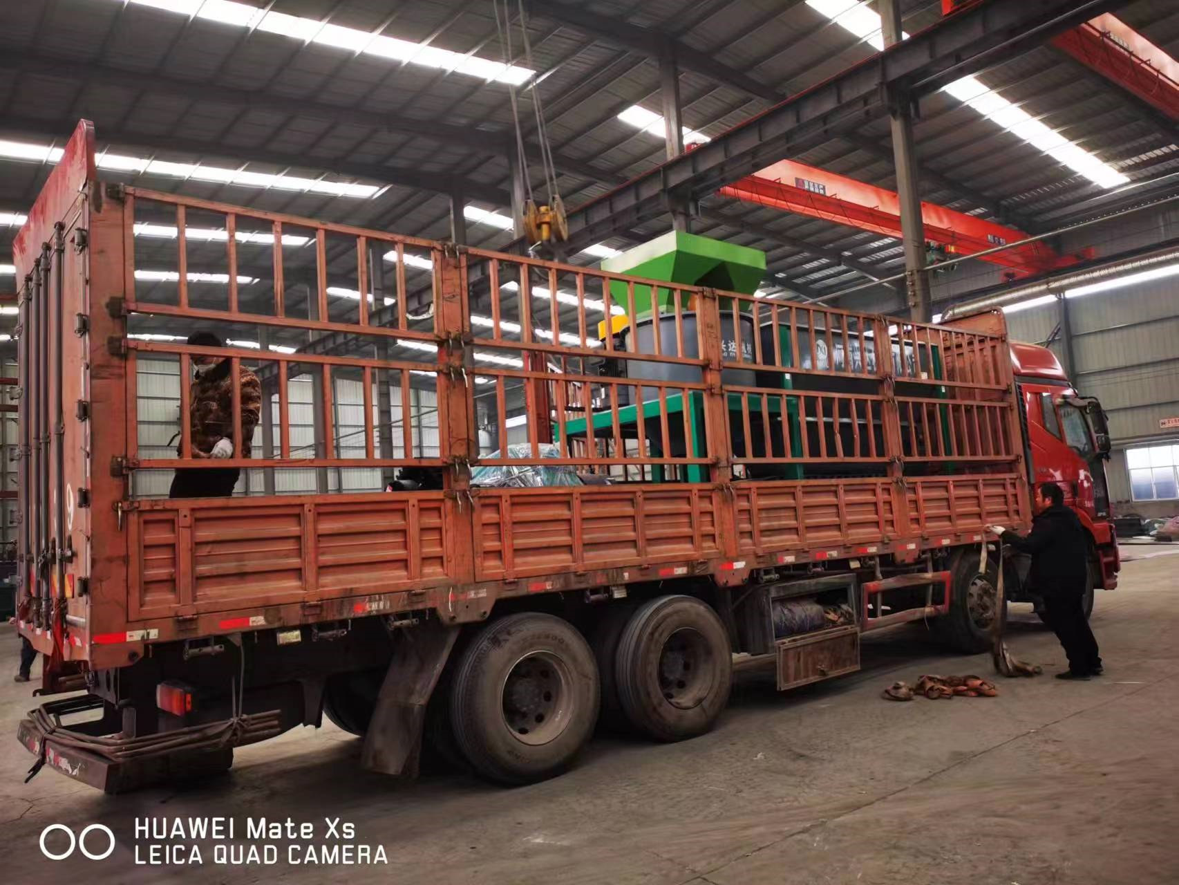 年產(chǎn)2萬噸造粒生產(chǎn)線發(fā)貨現(xiàn)場