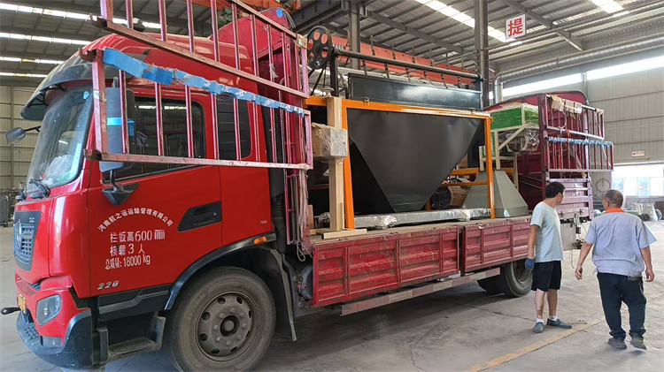 年產(chǎn)3萬噸造粒生產(chǎn)線發(fā)貨現(xiàn)場