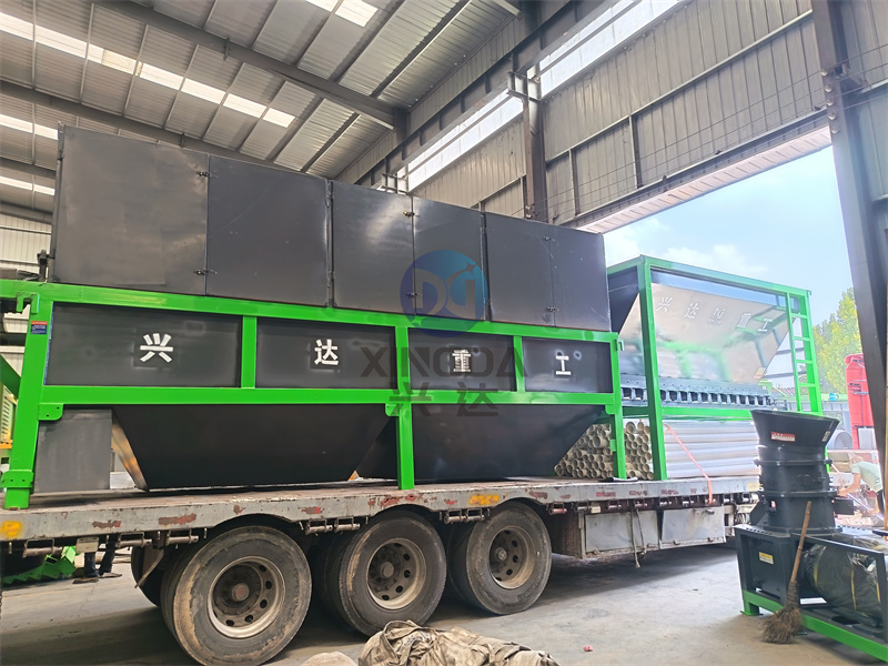 顆粒有機(jī)肥生產(chǎn)線發(fā)貨現(xiàn)場